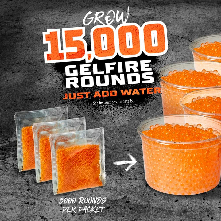 Pro Gelfire Refill, 15000 Gelfire Rounds, for Use Gelfire Blasters, Outdoor Games, for Teens, Ages 14+