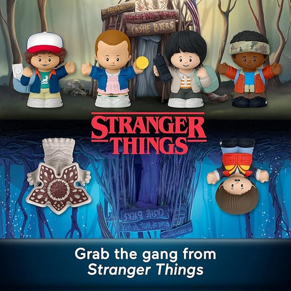 Stranger Things Castle Byers Special Edition Set for Adults & Fans, 6 Figures for in a Display Package
