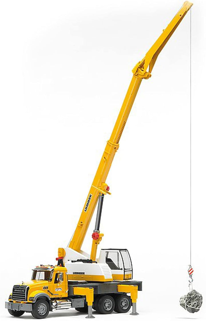 02818 Mack Granite Liebherr Crane Truck