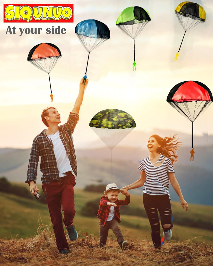 Parachute Toys for Kids, 6 Pack Tangle Free Outdoor Toys, Parachute Men for Kid, Small Toys for Kids Easterday, Halloween, Christmas, Birthday Gift, Unique Holiday Toy List 2025 Top Picks
