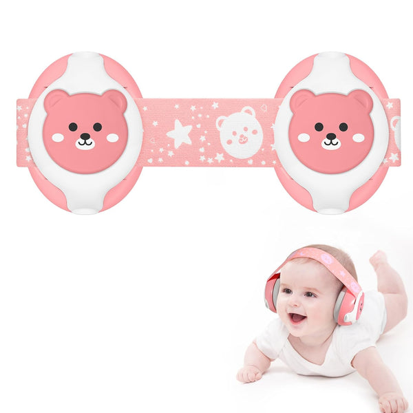Baby Ear Muffs,25Db Infant Noise Cancelling Headphones for Babies 0-36 Months with Adjustable Headband Infant Ear Protection,Ideal Baby Travel Essentials for Outdoor,Sleep,Airplane & Music Festivals