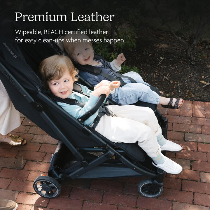 Bumper Bar for Minu Duo Stroller - Quick Attachment - Folds with Stroller - Black