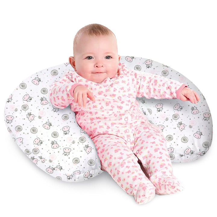 Nursing Pillow, Breast Feeding Pillows for Mom, Butterfly Soft Cover with Breathable Filling, Feeding Support Pillow for 0-12 Months, Multifunctional Support Cushion for Travel