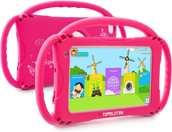Kids Tablet 7Inch Tablet for Kids 3-7 with with Case Included, 32GB Storage, Parent Control, Education App, Wifi Camera, Netflix Youtube