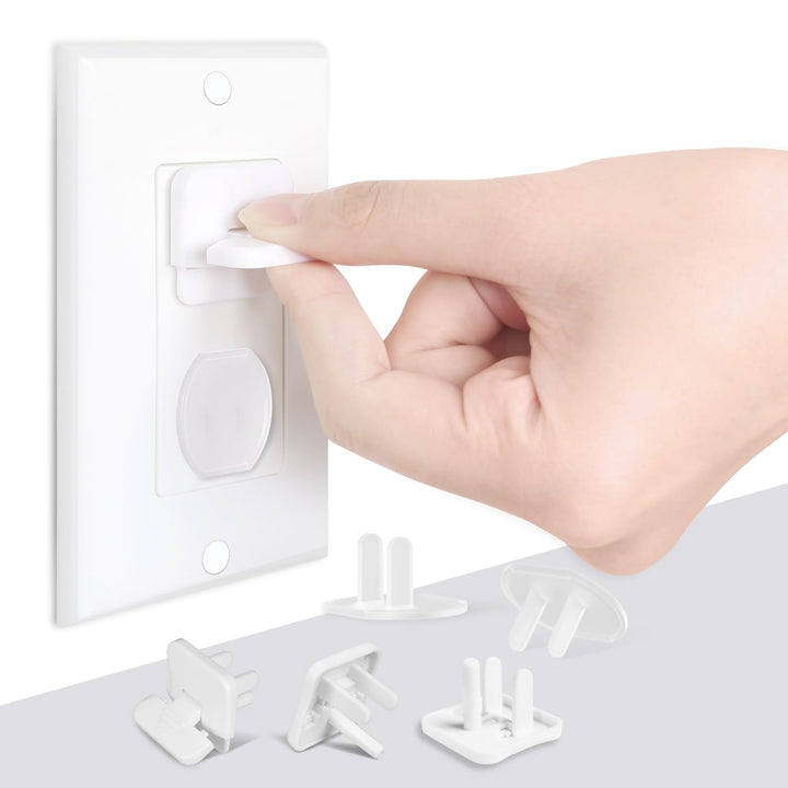 Outlet Covers  38-Pack White Child Proof Electrical Protector Safety Improved Baby Safety Plug Covers
