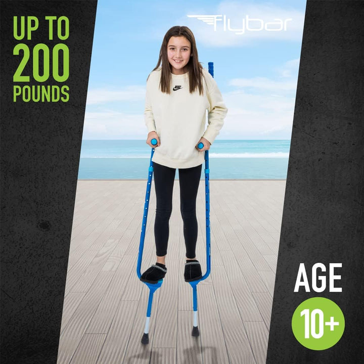 Master Walking Stilts (Large), Adjustable Height – for Ages 10 & Up, up to 200 Lbs