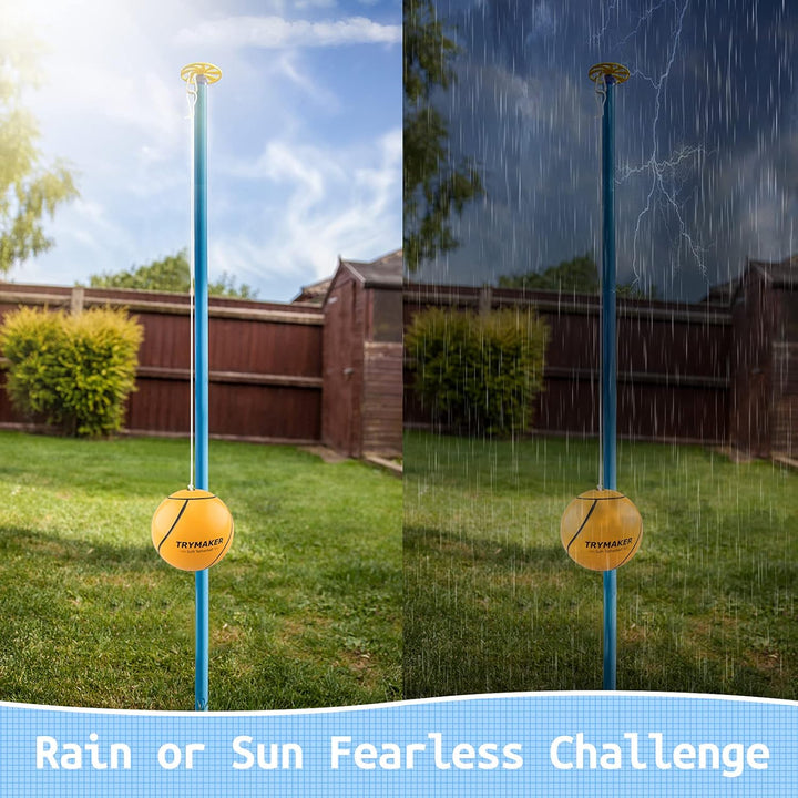 Tetherball, 2 Set in 1 Tether Balls and Rope Set,Replacement Tetherball for Adults Backyard Outdoors