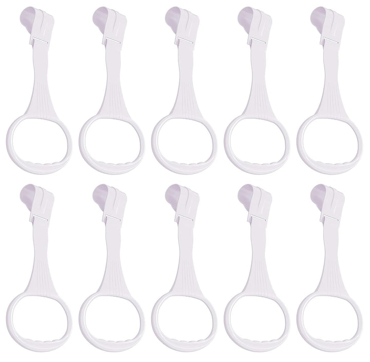 5Pcs Walk Assistant Plastic Baby Crib Pull Rings for Baby Baby Pull up Rings Cot Hanging Rings for Infant Baby Toddler Practice Tool (5 Color)