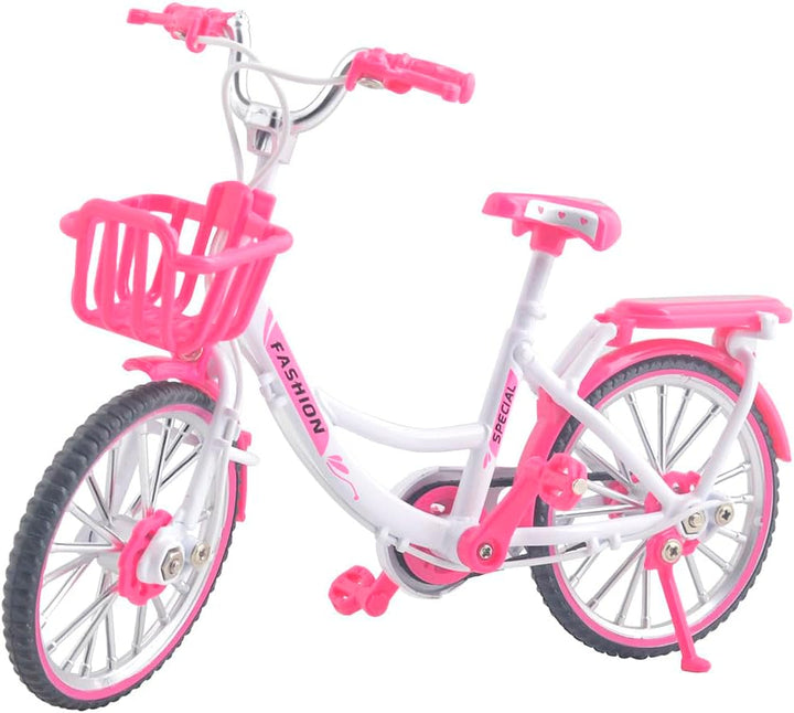 Mini Diecast Finger Bike Extreme Sports BMX Finger Bicycle Toys Game Set for Kids and Adults, Metal Bike Model Collections Decoration Cool Boy Toy (BMX Blue)