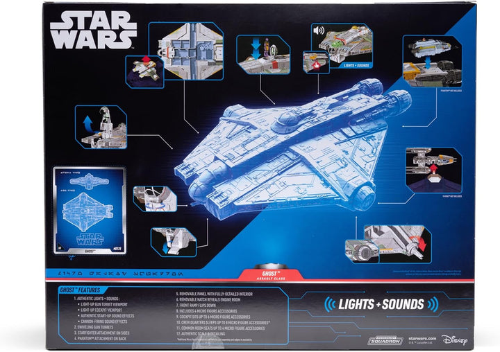 Star Wars Micro Galaxy Assault Class Ghost Non-Scale Vehicle