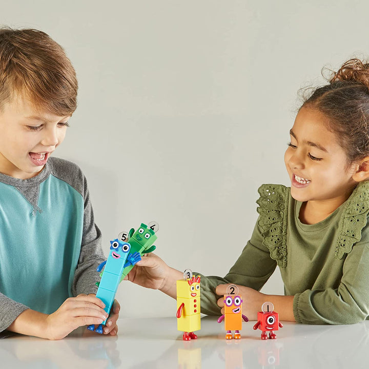 Numberblocks Friends One to Five, Action Figure Set, Toy Figures & Playsets, Small Figurines for Kids, Counting Blocks, Numbers for Toddlers, Math Toys, Kids Birthday Gifts
