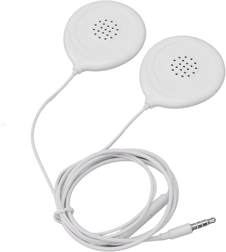 Prenatal Belly Headphone, Baby Heartbeat Monitor Pregnancy Prenatal Belly Speakers Music Splitter 12 Sticker Prenatal Belly Headphone Pregnancy Headphone for Women Mother White