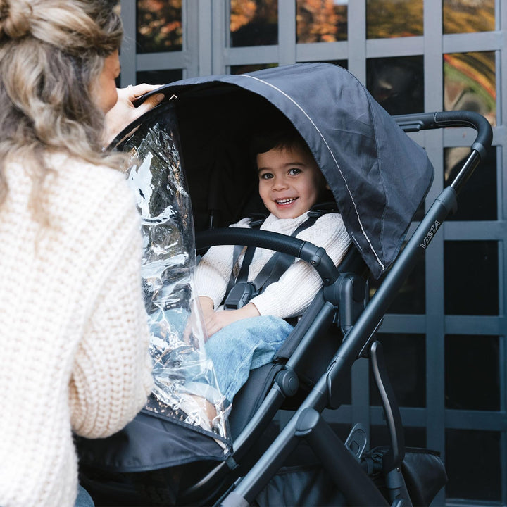 Performance Rain Shield for Vista and Cruz Strollers / Waterproof and Windproof Coverage / Ventilated Design / Quick Attachment / Easy Access to Child