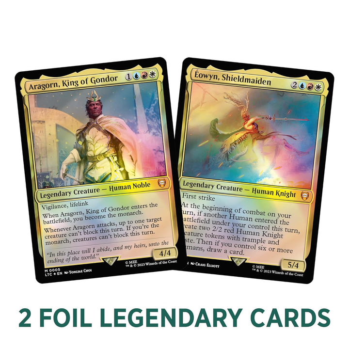 Magic the Gathering the Lord of the Rings: Tales of Middle-Earth Commander Deck 1 + Collector Booster Sample Pack