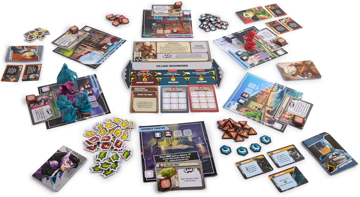 , DC United Super Heroes: Batman Hush, Cooperative Multiplayer Strategy Card Game for Teens & Adults, Collectible DC Comic Minifigures, Batman Miniatures, 1-5 Players, Ages 14 & Up