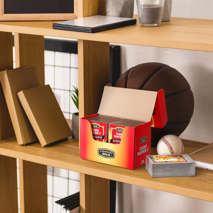 Card Saver 1 - 50 Count - Semi Rigid Card Holder, Trading Card Protectors - Psa-Approved Cardsaver for Baseball, Trading, Sports Cards - Card Sleeves, Binder, & Storage Box Compatible