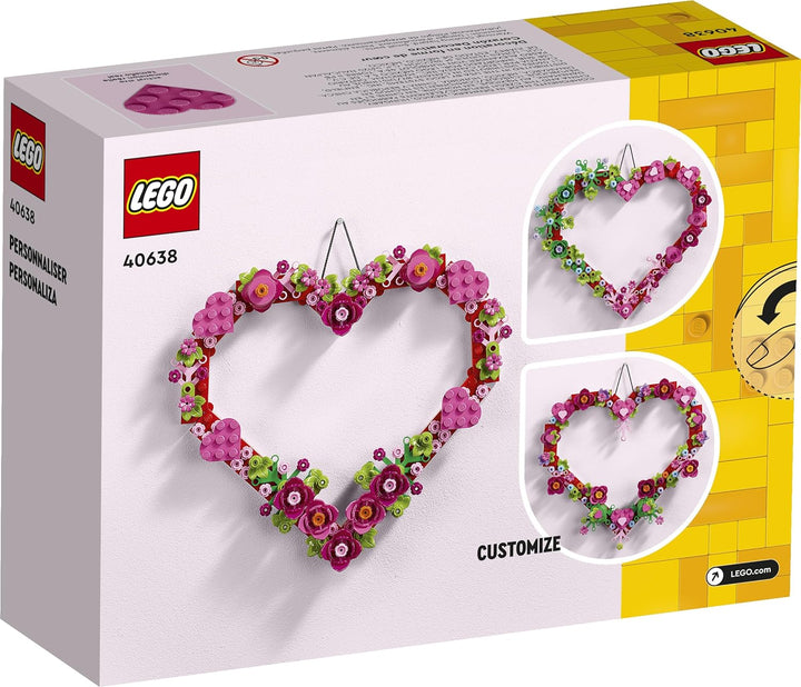 Heart Ornament Building Toy Set - Fun Arts and Crafts Idea for Girls and Boys, Ages 9+ - Gift for Kids - Display on the Wall as Home Decoration - 40638