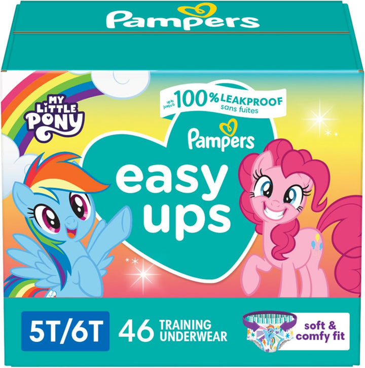 Training Pants - Easy Ups Girls & Boys - Size 3T-4T, 124 Count, My Little Pony Potty Underwear (Packaging May Vary)