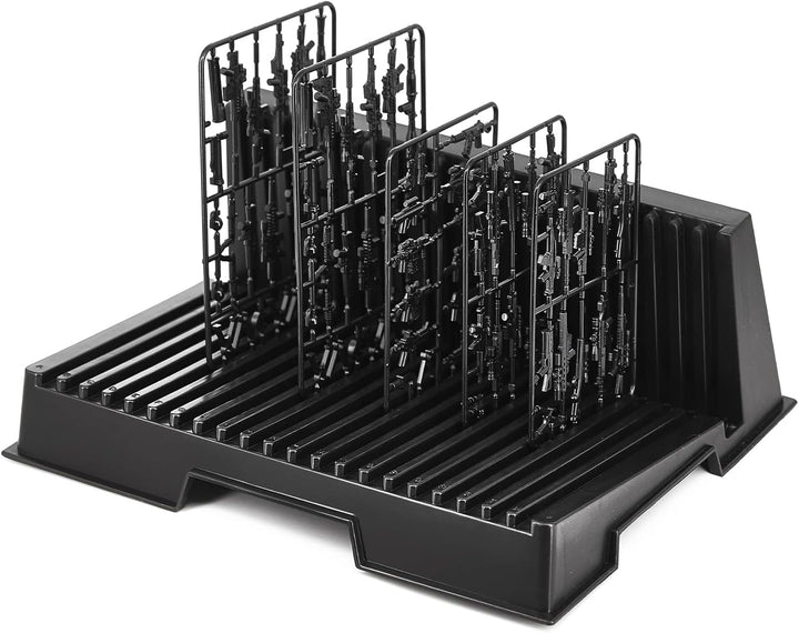Model Pieces Shelves for Gundam,Holder Stand Organizer Rack for Gundam Model Action Figures DIY Model Making Accessories,Plastic Tool Storage Container for Gundam Hobby Model Making Parts,Black