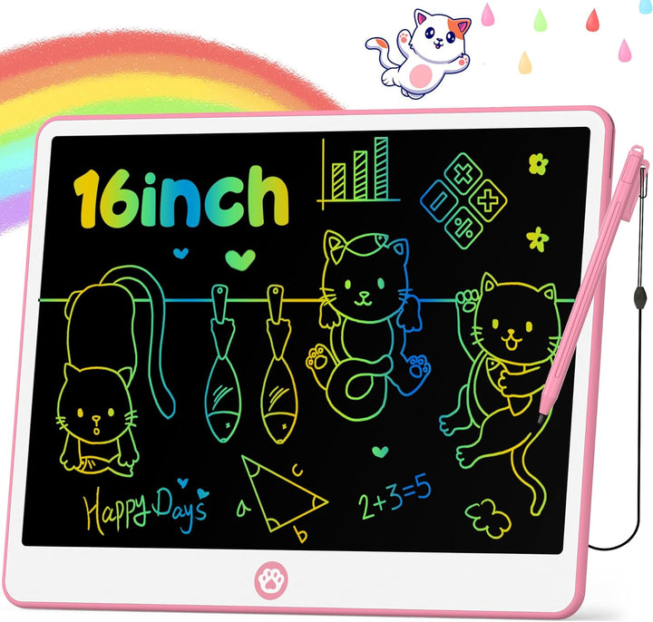 LCD Writing Tablet for Kids 8.8 Inch, Toys for Girls Boys Drawing Pad for 3 4 5 6 7 Year Old Kids Toys, Children’S Day Gift Toddler Doodle Board Travel Essentials, Birthday Gift for Children