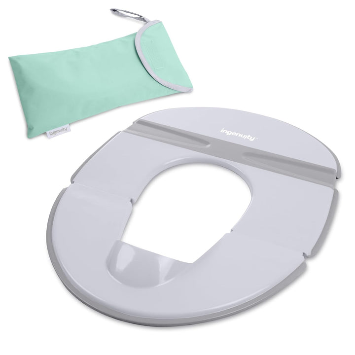 Ready Set Go Potty, Removable Bowl, Non-Skid Bottom, Wide Stable Base, Age 18 Months & Up, White & Grey