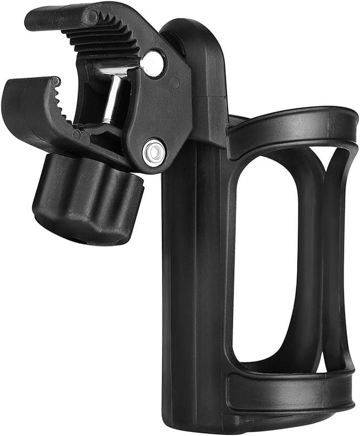 Stroller Cup Holder, Universal Cup Holder for Uppababy, Nuna, Doona Strollers, 360 ° Rotatable Bottle Holder for Stroller, Bike, Wheelchair, Walker, Scooter