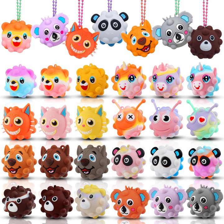 18 PACK Animal Pop Balls Party Favors for Kids,3D Pop Balls Fidget Toys,Birthday Gifts for Boys & Girls,Goodie Bag Stuffers,Pinata Stuffers,Carnival Prizes,Treasure Box Toys,Kids Prizes