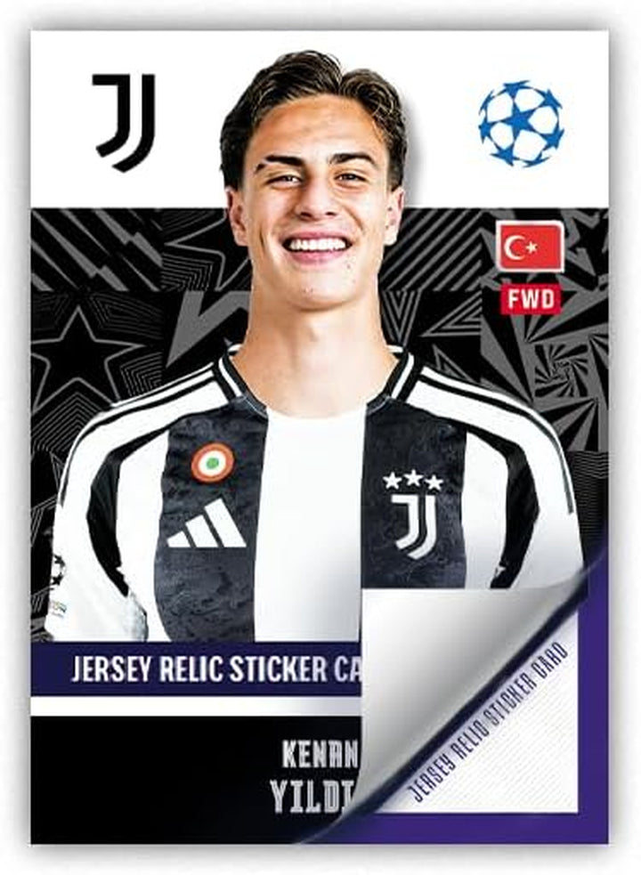 UEFA Champions League Stickers 24/25 - Starter Pack - Contains an 80 Page Sticker Album and 3 Packets (18 Stickers), One of Which Is a Lucky Packet with an Extra Special Shiny Sticker Inside!
