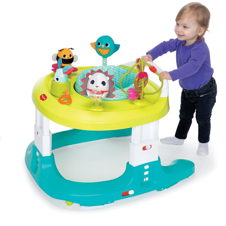 4-In-1 Here I Grow Mobile Activity Center, Baby Walkers and Activity Center, Baby Activity Center with Interactive Toys and Developmental Activities, Meadow Days