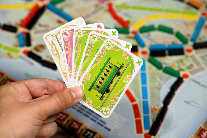 Ticket to Ride Board Game (2025 Refresh) - a Cross-Country Train Adventure for Friends and Family, Strategy Game for Kids & Adults, Ages 8+, 2-5 Players, 30-60 Minute Playtime