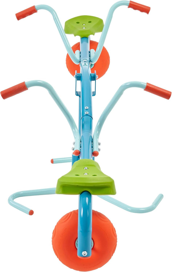 Toys Spiro Spin Seesaw | Sit and Spin Teeter Totter with 360 Spin and Bounce Wheel | Kids Outdoor Play Equipment for Backyard, Playground, or Indoor Fun | Boys and Girls Ages 3-8