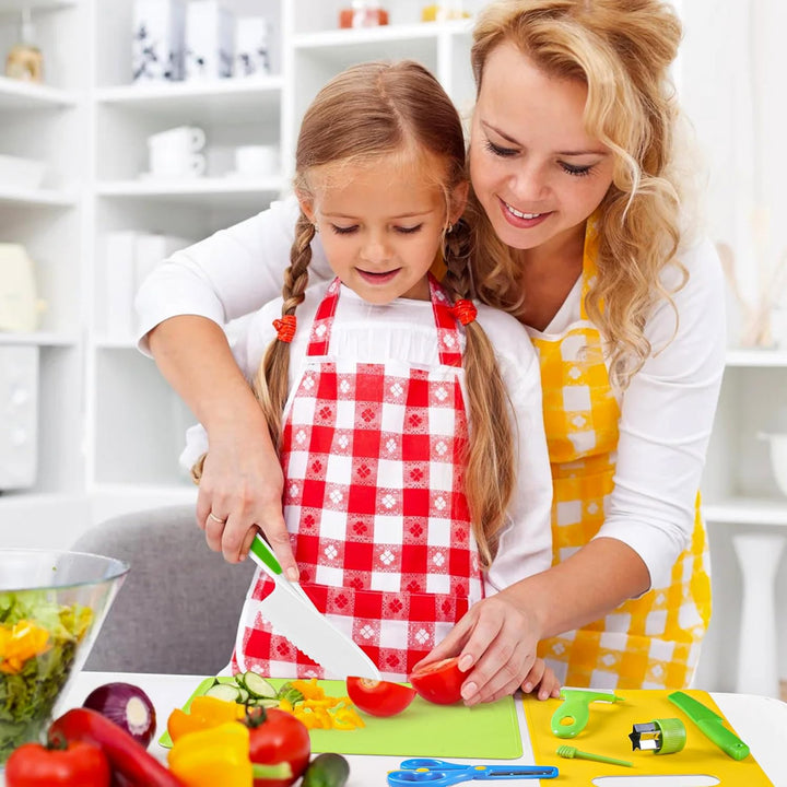 40Pcs Kids Knife Set for Real Cooking: Montessori Kitchen Tools for Toddlers, Kitchen Toy for 3 4 5 6 7 8 9 10 Year Old Boys Girls Birthday Gifts
