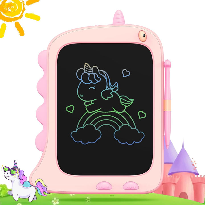 8.5 Inch LCD Doodle Board Tablet Toy - Green Dinosaur Drawing Pad for Kids 2-6 Years Old - Christmas and Birthday Gifts