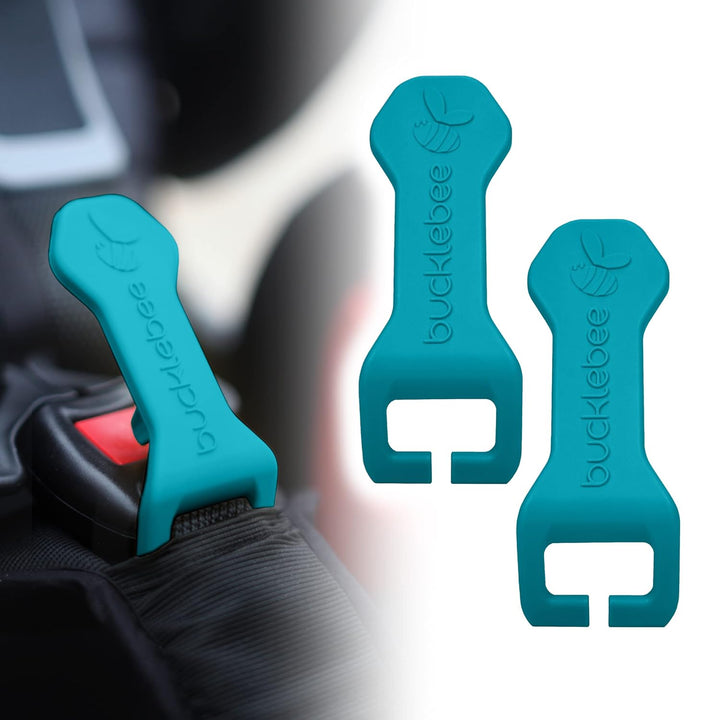 Easy Car Seat Buckle Release Aid for Children Unbuckle Car Seat Release Tool - Button Pusher - Opener for Nails - Buckle Release Tool (2 Packs Gray)