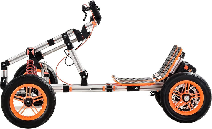 Constructible Kit 40 in 1 Kid Rides on Toys,Balance Bike,Engineering Building Kit Kids Sit/Stand Scooter and 20 More than S-Kit/Medium Kit for 3-8 Years Old(Not Electric)