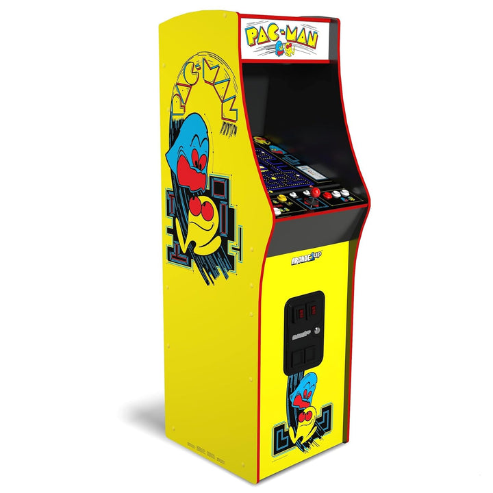PAC-MAN Deluxe Arcade Machine, Built for Your Home, with 5-Foot-Tall Full-Size Stand-Up Cabinet, 14 Classic Games, and 17-Inch Screen