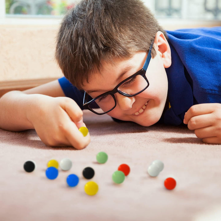 60 Pcs Glass Marbles, Bulk Marbles, for Various Marble Games 0.63 Inch, Multicolor.