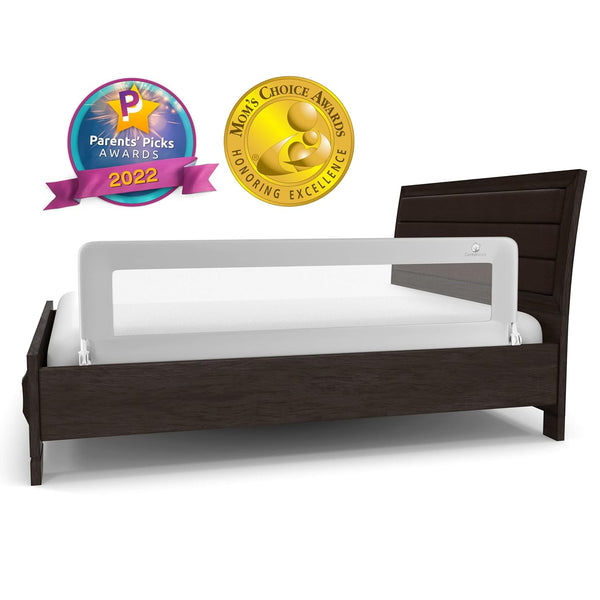 1-Pack Bed Rail for Toddlers 55.5" L X 19.5" H | Toddler Bed Rails for Twin, Full, Queen & King Mattress Size | Swing down Rail Guard | Mattress Side Rail for Kids | Gray
