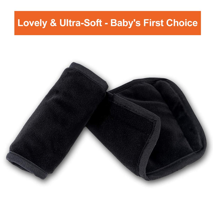 Car Seat Straps Shoulder Pads for Baby Kids, Super Soft Seat Belt Covers for All Car Seats/Pushchair/Stroller/High Chair