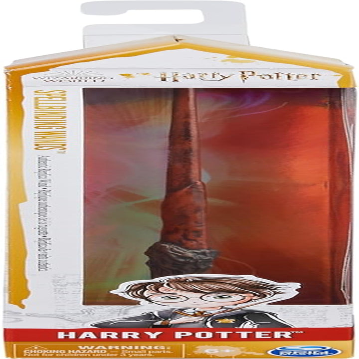 Harry Potter, 12-Inch Spellbinding Harry Potter Wand with Collectible Spell Card, Kids Toys for Ages 6 and Up
