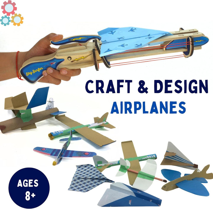 STEM Kit – Paper Airplane Launcher | Science Kits for Kids Age 12-14 | Stem Toys Age 12-14 Physics Toys | Kids Engineering Kit | Learning Resource