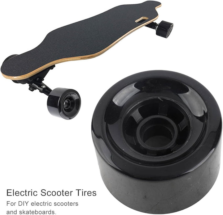 Pro Skateboard Wheels, Electric Scooter Skateboards Tires, PU 80A Shockproof Wheels for Skateboards Longboard