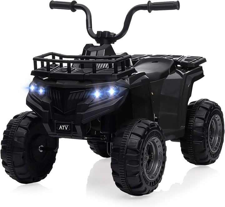 12V 4.5AH Kids ATV 4 Wheeler Rechargeable Battery Car for Ages 2-5 | ASTM/CPSIA Certified Electric Quad with Ergonomic Seat, Treaded Tires & Rubber Grips | Indoor/Outdoor Ride-On Toy