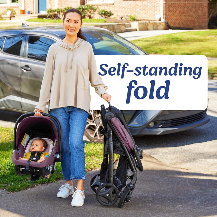 Verb Travel System | Includes Verb Stroller and Snugride 30 Infant Car Seat, Merrick | Stroller and Carseat Combo