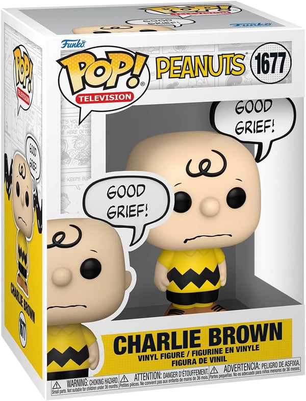 Pop Animation: Peanuts - Charlie Brown - Classic Peanuts - Collectable Vinyl Figure - Gift Idea - Official Merchandise - Toys for Kids & Adults - Cartoon/Animation Fans