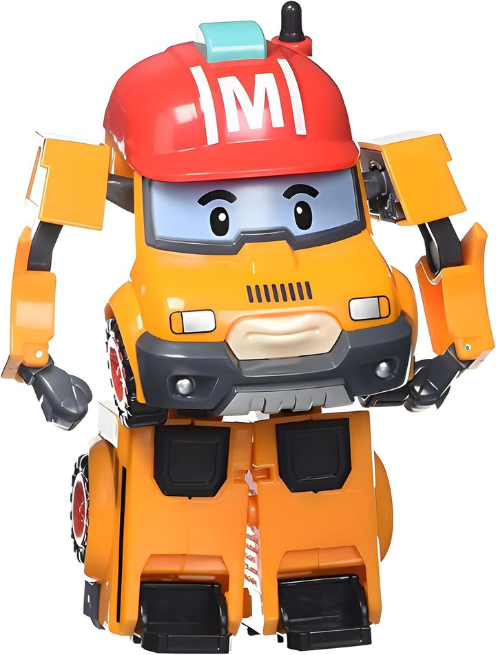 4" Transforming Robot - Fire Truck Roy, Stem-Inspired Rescue Robot Figure | Role Play Toy Gift for Toddlers & Preschool Kids Ages 1 2 3 4 5 6