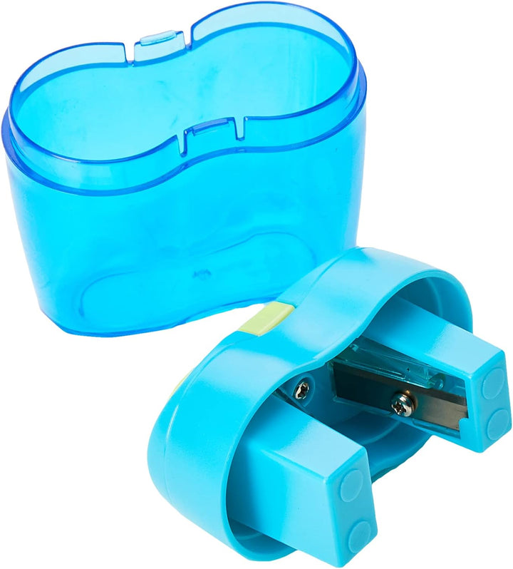 Double Pencil Sharpener Flower Blue