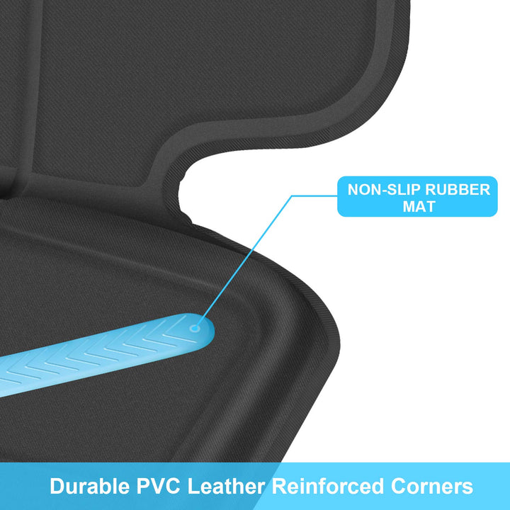 Car Seat Protector for Baby Child Car Seats, Shynerk Auto Seat Cover Mat for under Carseat to Protect Automotive Vehicle Leather and Cloth Upholstery - Waterproof and Dirt Resistant