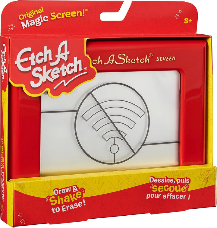 , Classic Red Drawing Toy with Magic Screen, for Ages 3 and Up