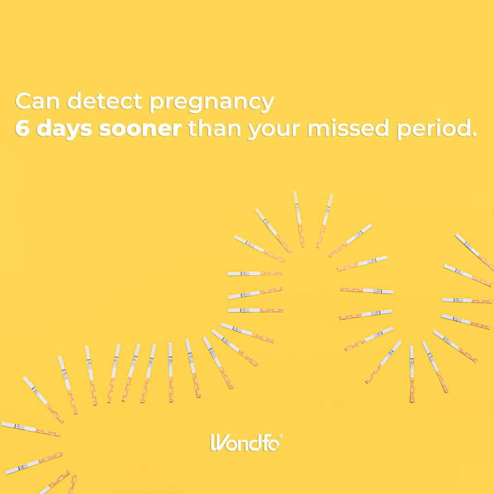 Early Result Pregnancy Test Strips - Get Results 6 Days Sooner than Missed Period-Sensitive and High-Accuracy HCG Testing Kit at 10 Miu/Ml Cut-Off -[25 Packs]